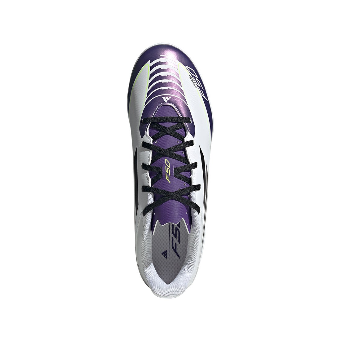 adidas アディダス F50 MESSI CLUB TF(ホワイト×ブラック×パープル