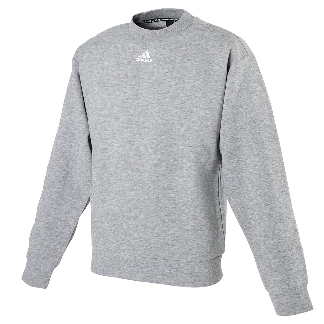 adidas アディダス M MUSTHAVES 3STRIPES クルースウェット(グレー