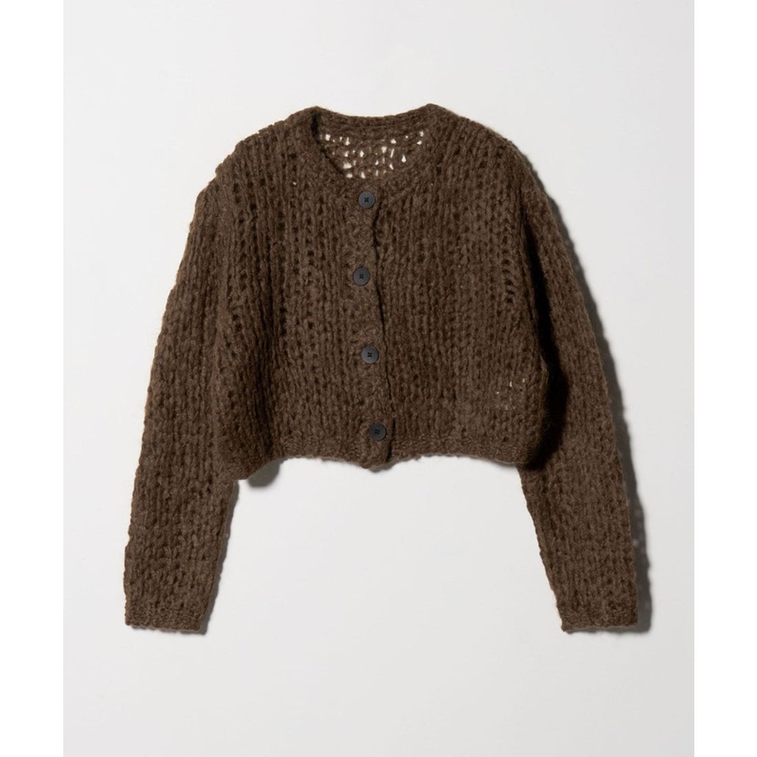 AEWEN MATOPH＞ジャンボタム2WAY カーディガン （DK.BROWN