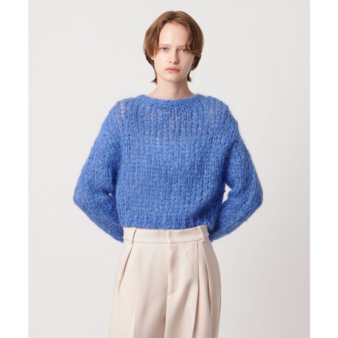 AEWEN MATOPH＞ジャンボタム2WAY カーディガン （DK.BROWN