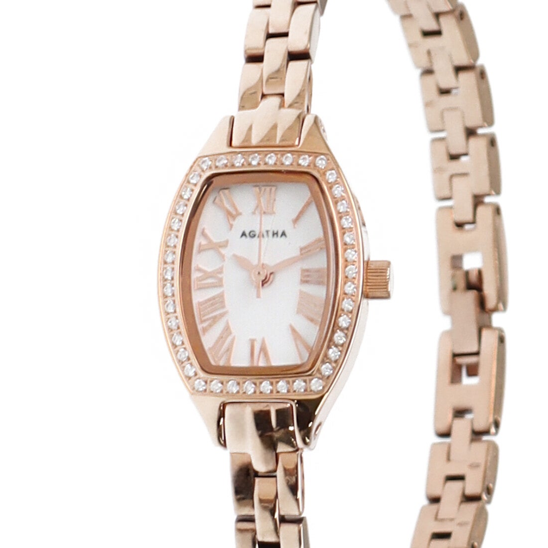 アガタ パリ AGATHA PARIS プチトノーウォッチ、ブレスレット、ピンク