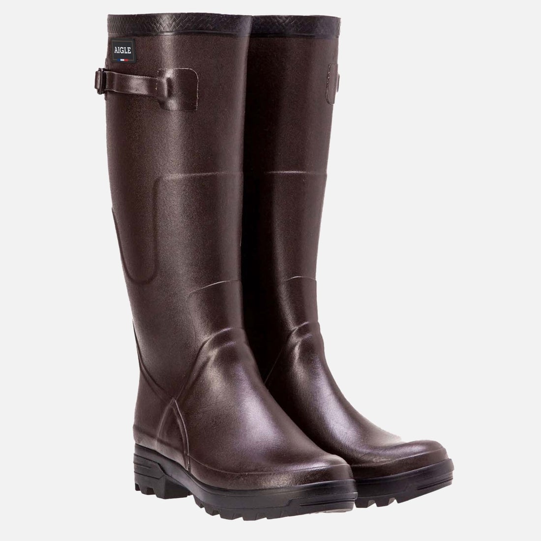 エーグル AIGLE ベニル ラバーブーツ （ブラウン） -waja bazar - 海外