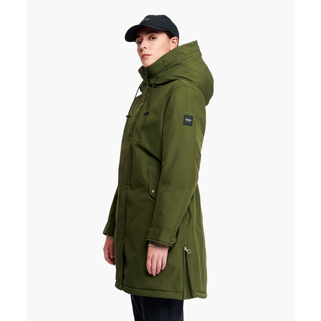 エーグル AIGLE ゴアテックス2レイヤー ダウンジャケット RP （モス