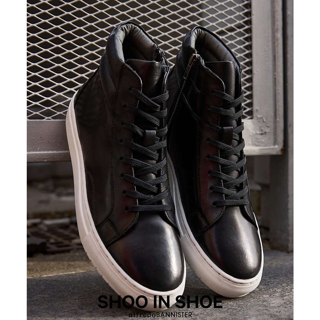 アルフレッド・バニスター alfredoBANNISTER サイドジップ ハイカット