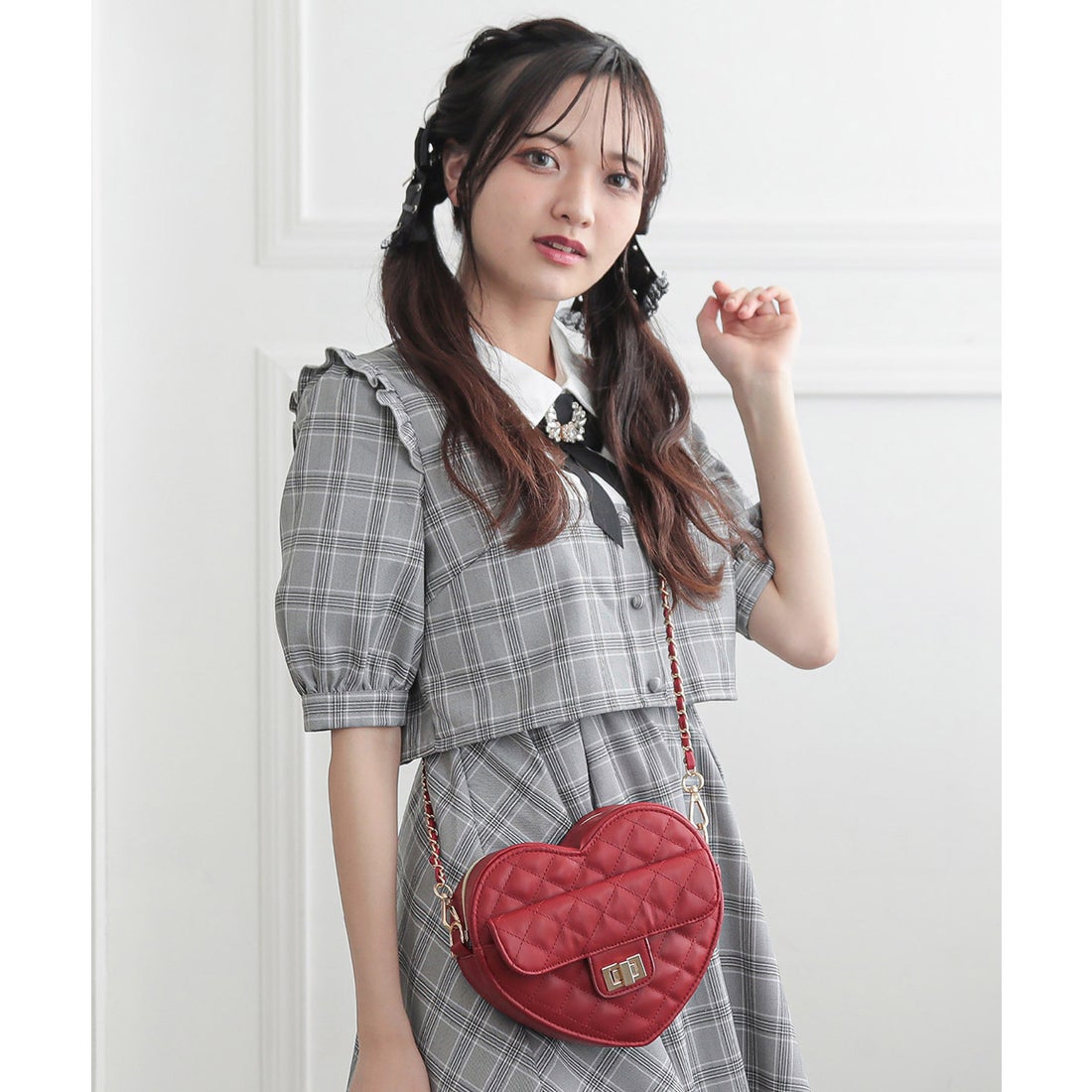 アルトローズ ALTROSE キルティング キルト ショルダーバッグ ハート