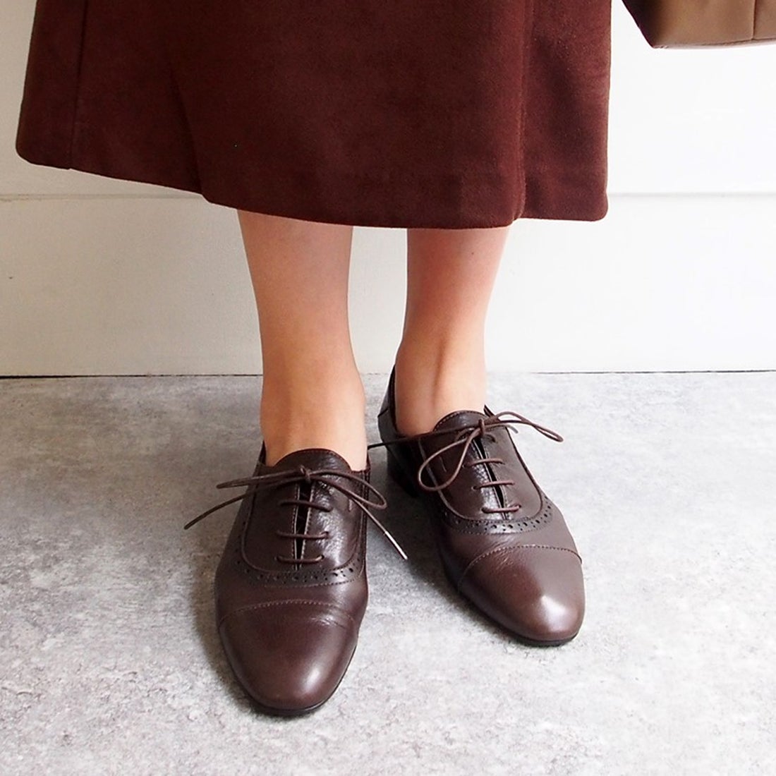 アプレ apres 足が痛くならないやわらかなレースアップシューズ