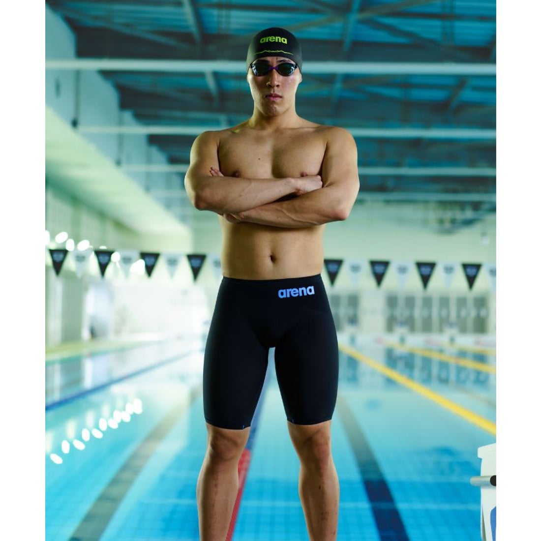 arena 【競泳水着｜アクアフォースストームMF】レーシングスパッツ