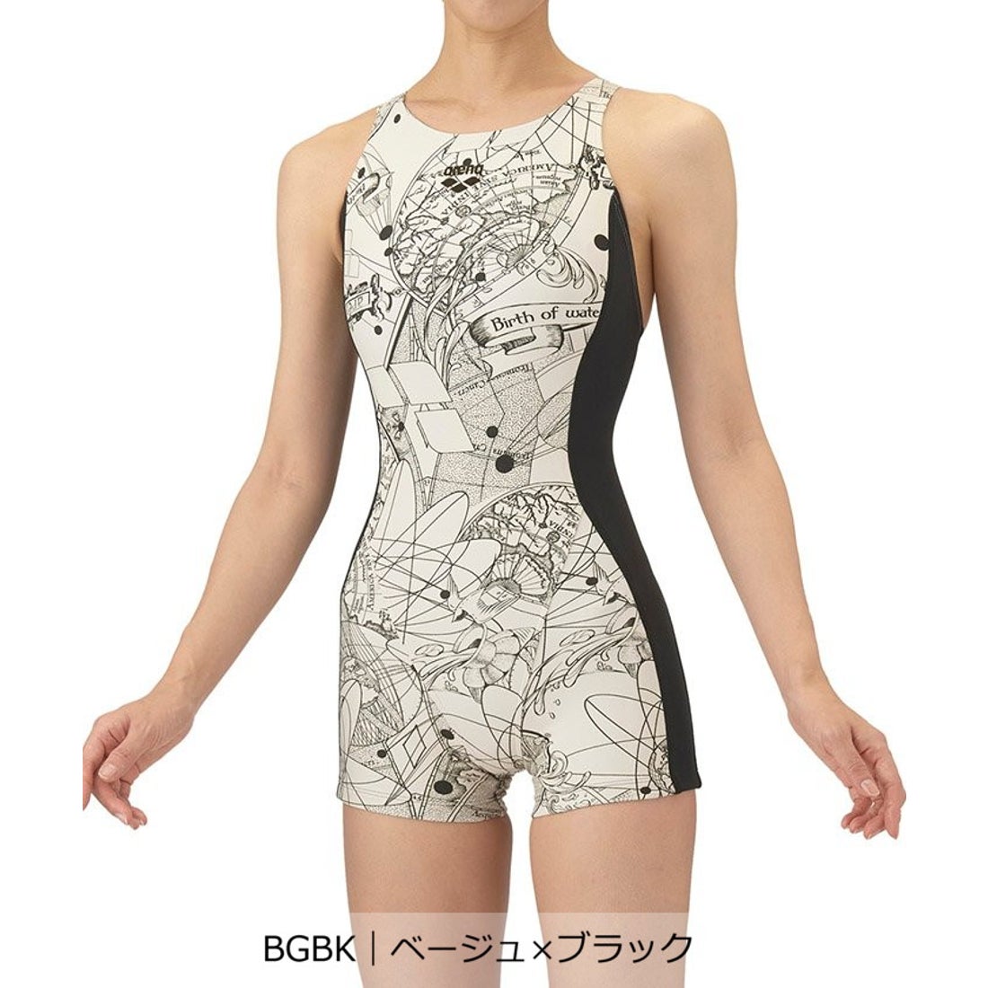 アリーナ arena 【タフスーツ】トレーニングワンピーススパッツ