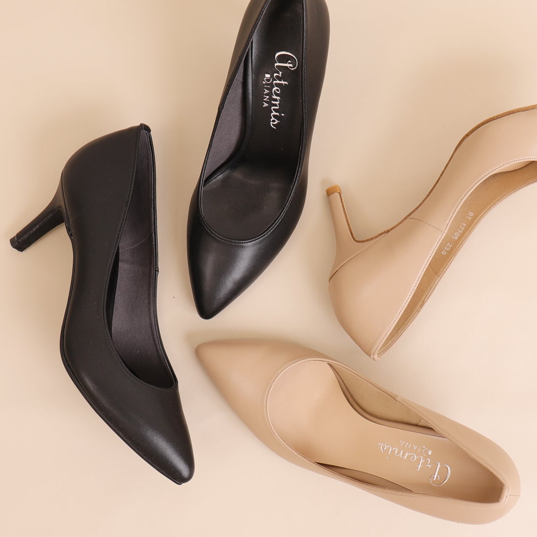 アルテミス バイ ダイアナ artemis by DIANA ポインテッドプレーン