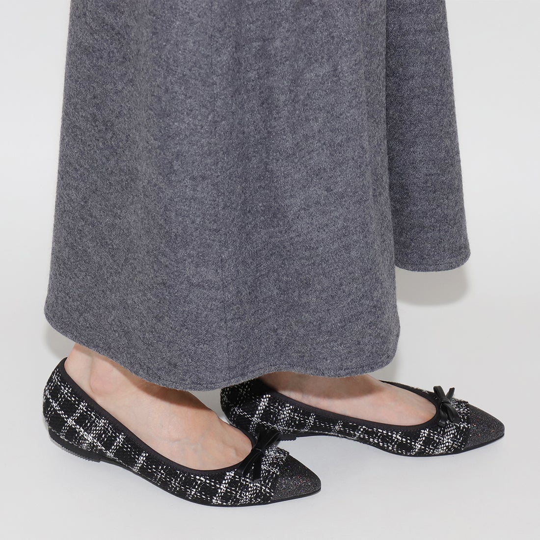 アルテミス バイ ダイアナ artemis by DIANA つま先グリッターリボン