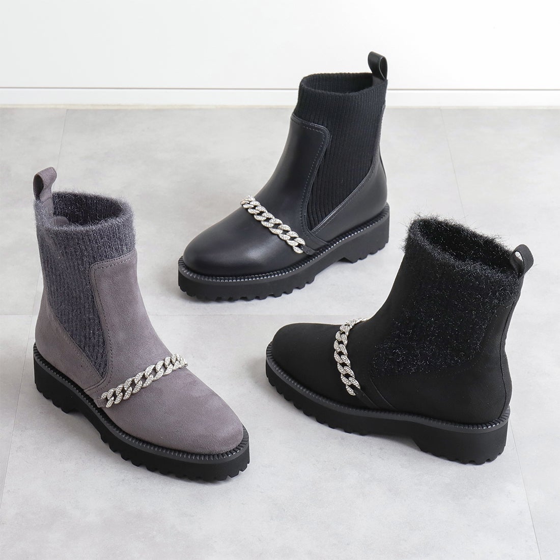 アルテミス バイ ダイアナ artemis by DIANA ビジューチェーン付き