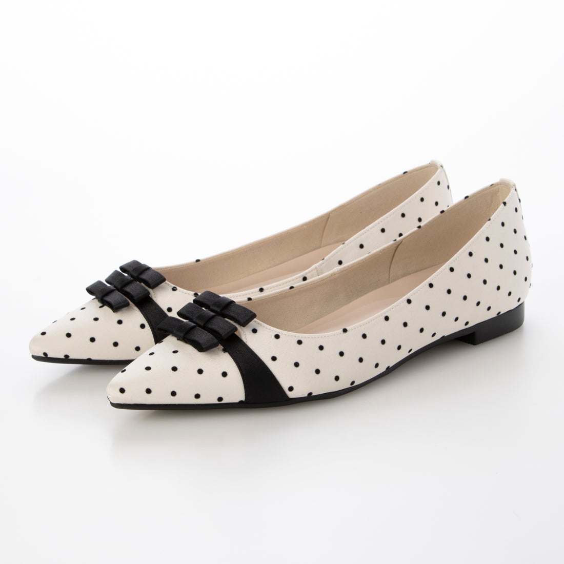 アルテミス バイ ダイアナ artemis by DIANA プチリボン ドット柄