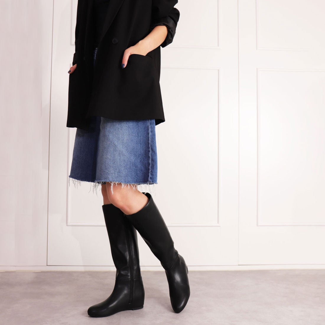 アルテミス バイ ダイアナ artemis by DIANA インヒールロングブーツ