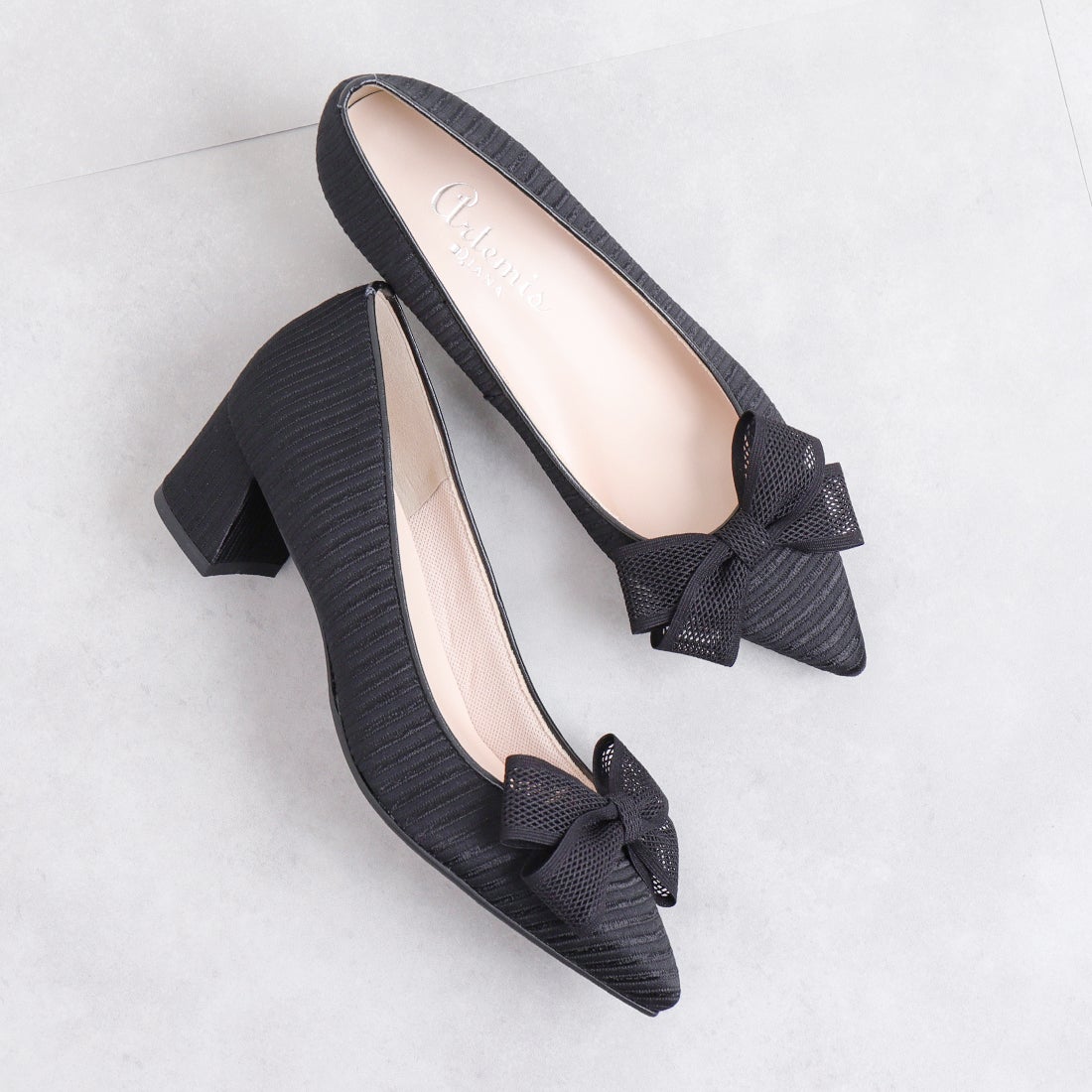 アルテミス バイ ダイアナ artemis by DIANA メッシュリボン ポイン