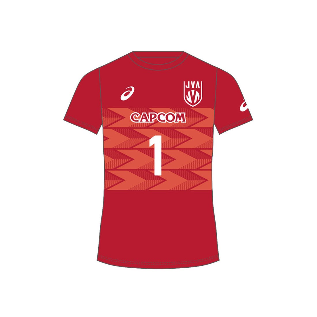 ASICS アシックス 2024年VB男子日本代表応援Tシャツ/選手名入り （V