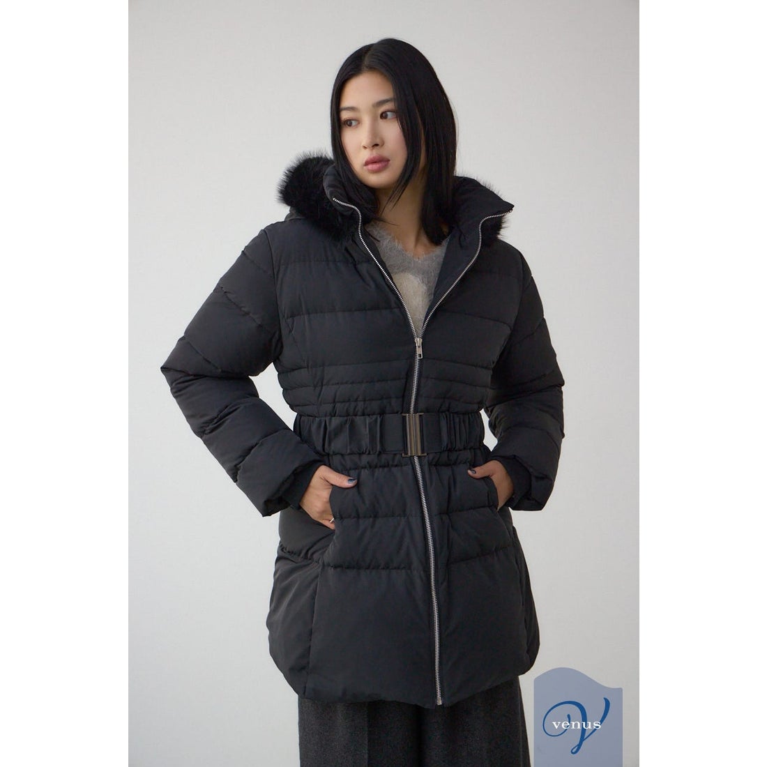 アズールバイマウジー AZUL BY MOUSSY VENUS フードファーベルト付