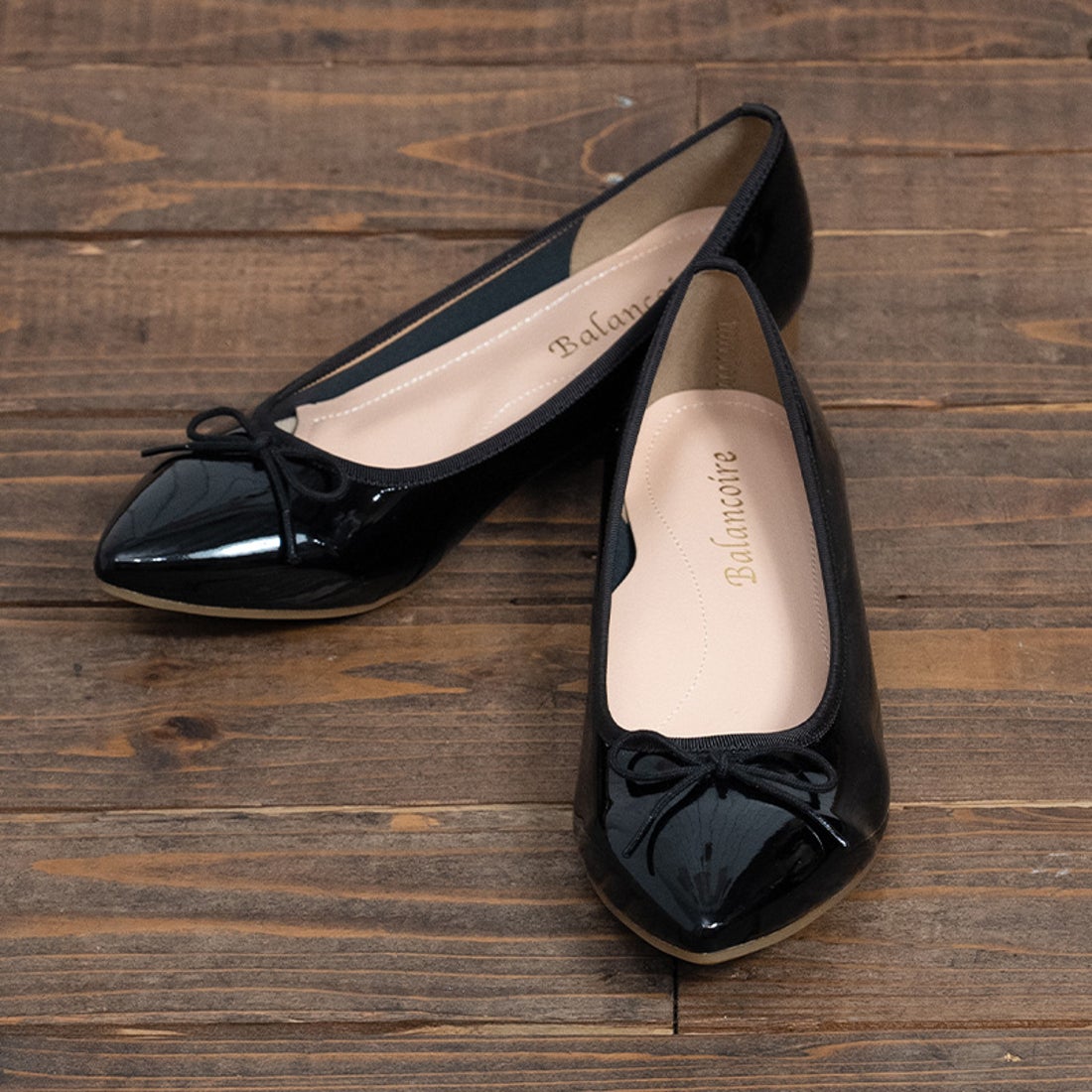 glitter ブランコワール Balancoire 日本製 防水バレエシューズ