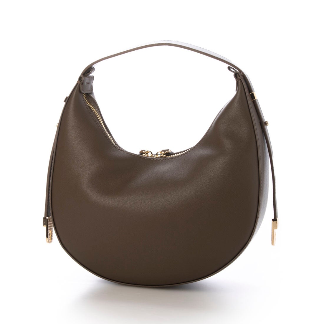 ベース BASE 【本革】3WAY ハーフムーン ショルダーバッグ （ブラウン