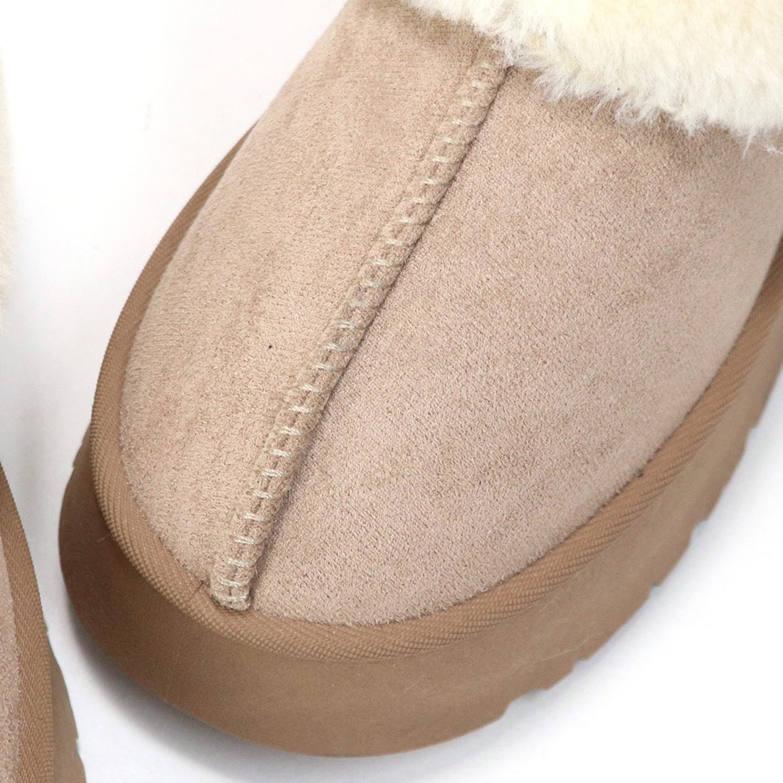 ベース BASE アンクルムートンブーツ （ベージュ） - ファッション通販