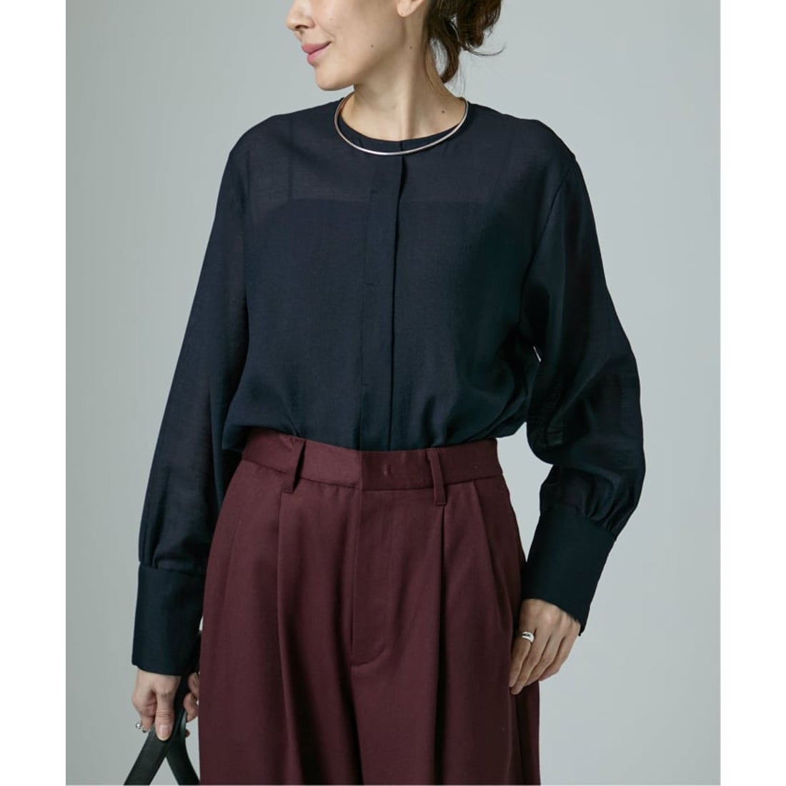 ヴェルメイユ パー イエナ VERMEIL par iena 《追加6》シアーブラウス