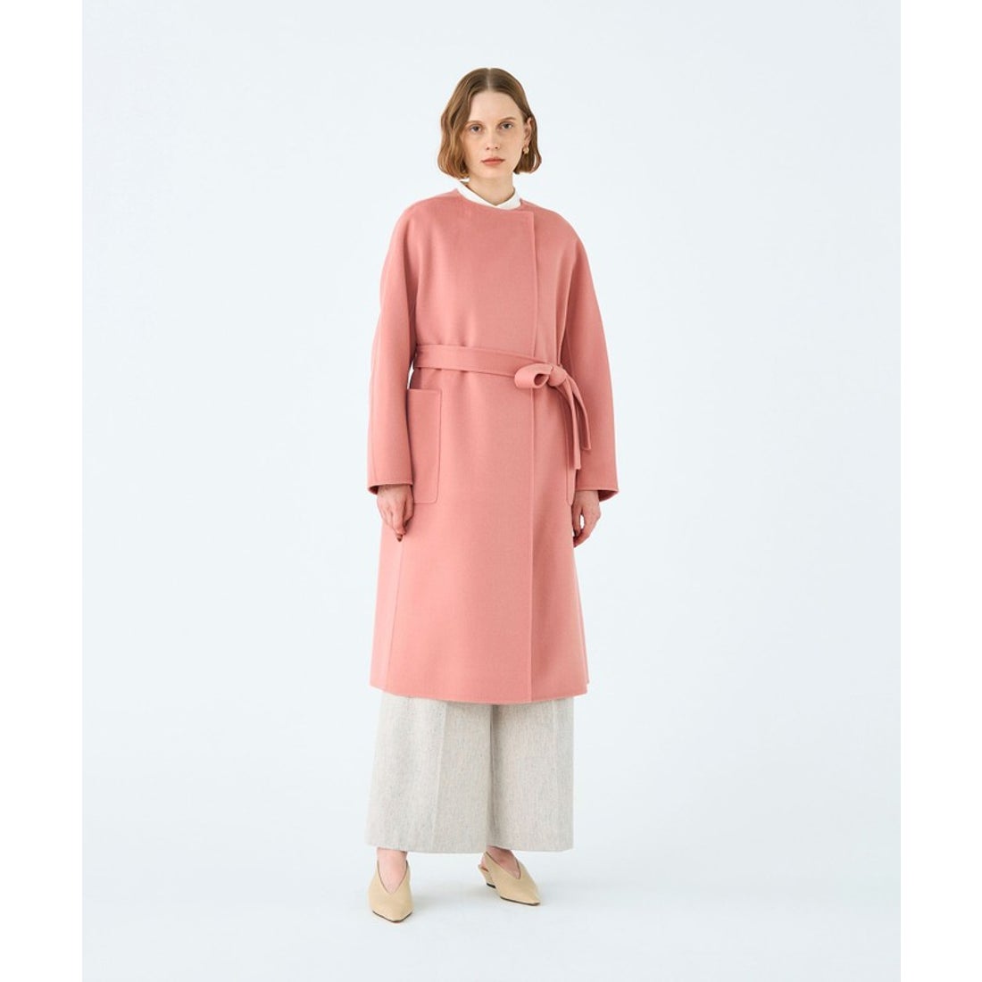 ボールジィ Ballsey プレミアムウールリバー ノーカラーコート （15