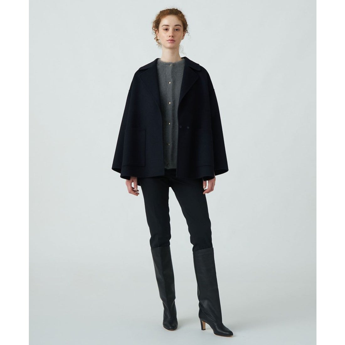 ボールジィ Ballsey プレミアムウールリバー オープンカラーショート