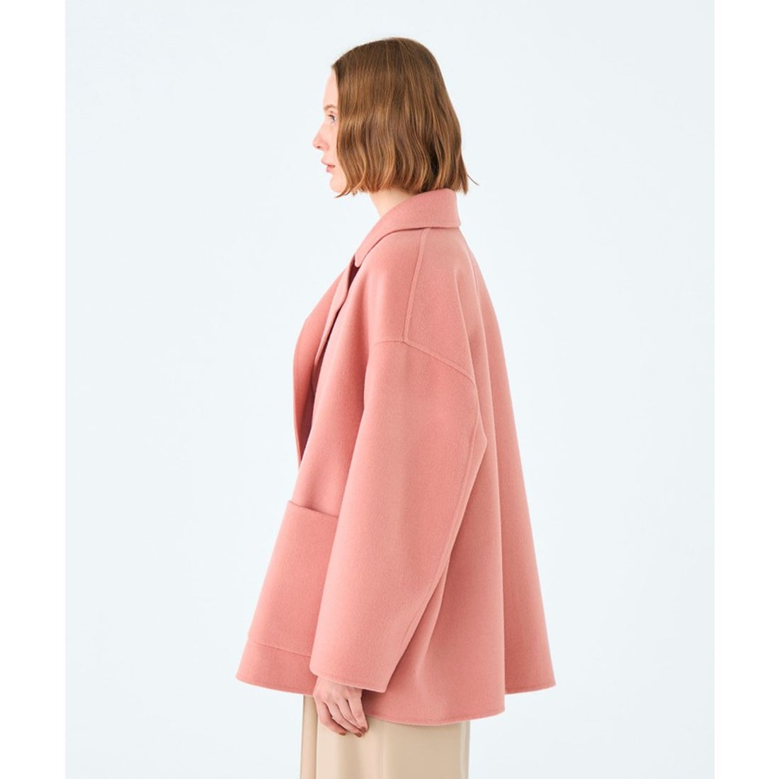 ボールジィ Ballsey プレミアムウールリバー オープンカラーショート