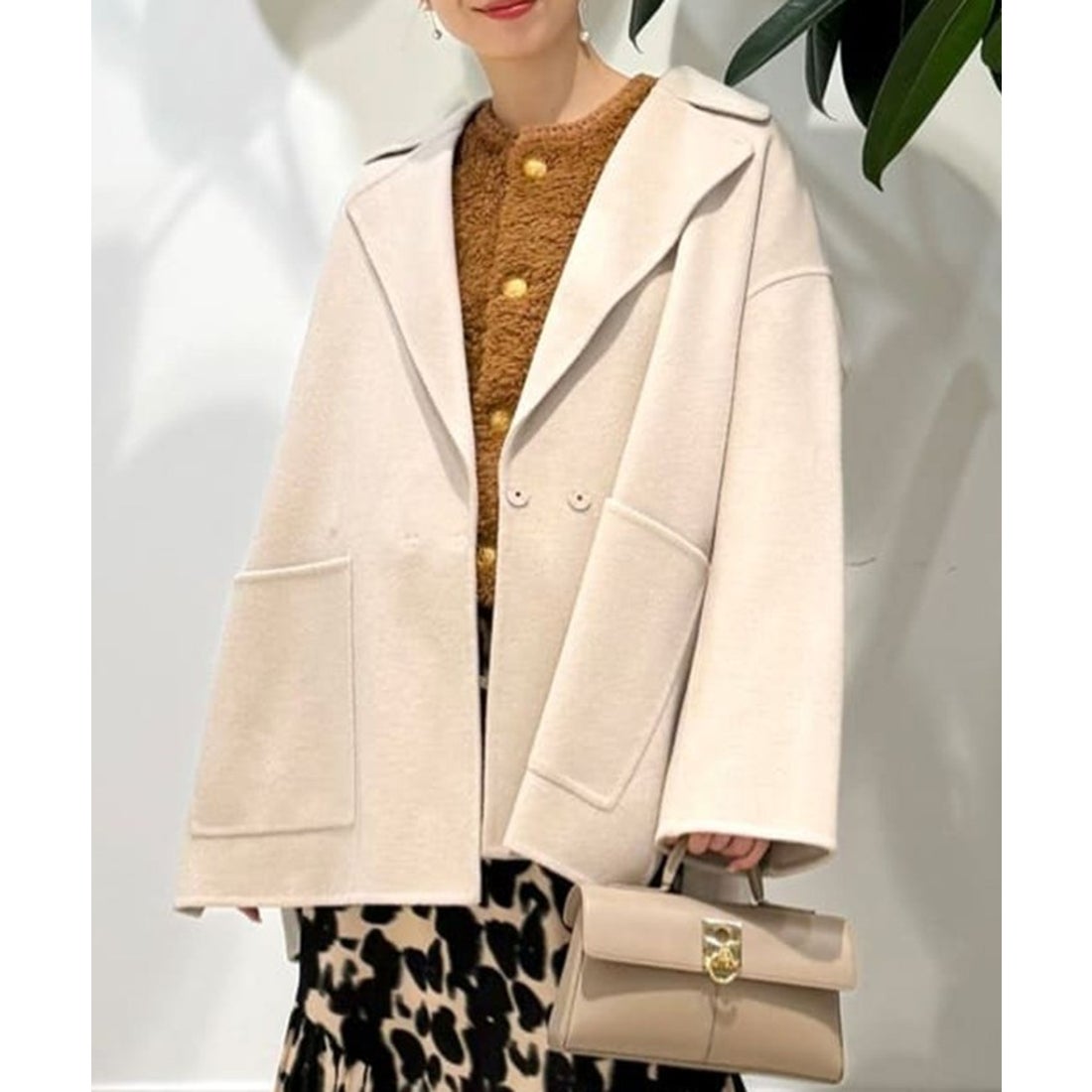 ボールジィ Ballsey プレミアムウールリバー オープンカラーショート