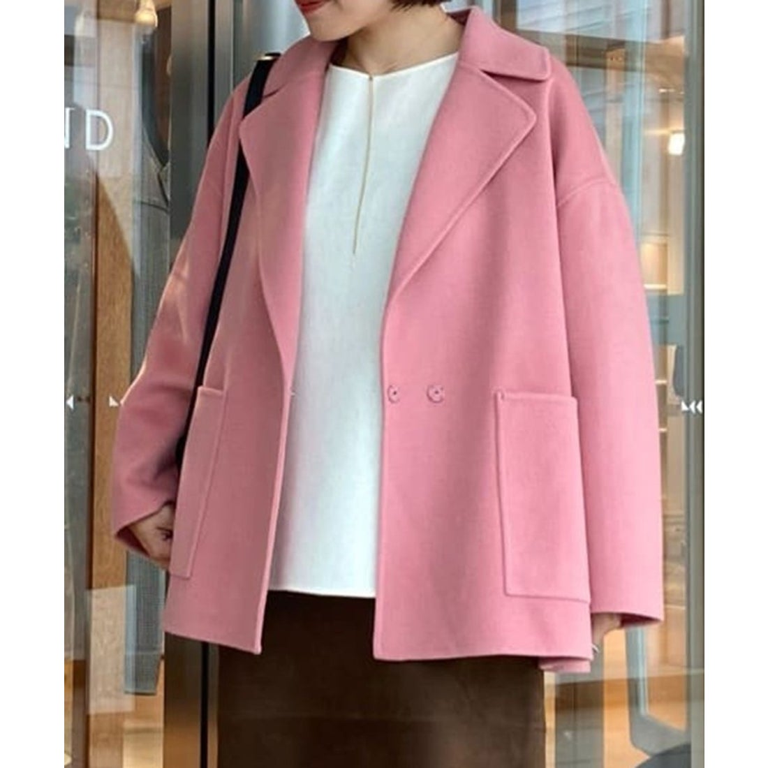 ボールジィ Ballsey プレミアムウールリバー オープンカラーショート