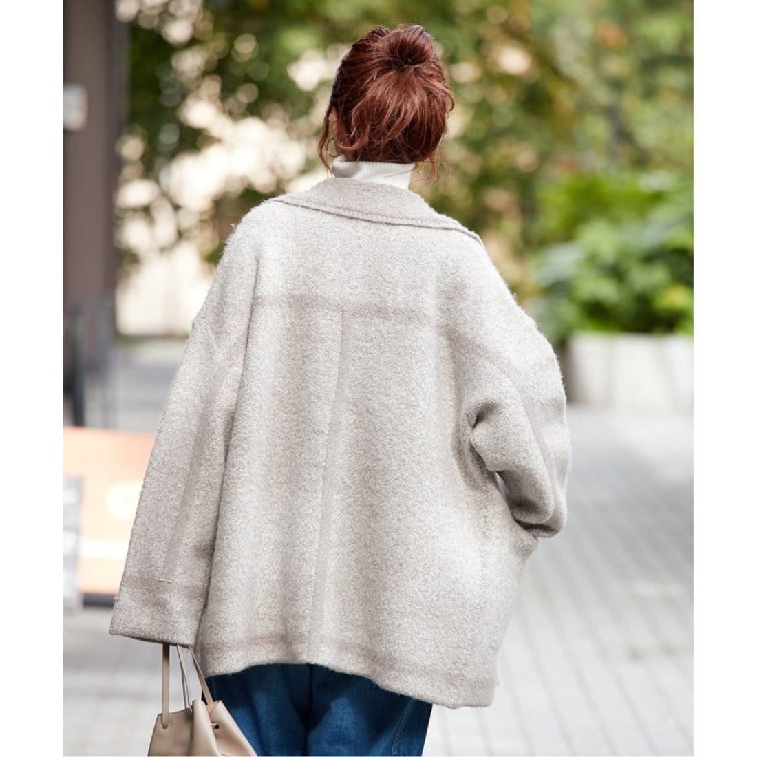 ベーセーストック B.C STOCK 手洗い可 / ツイード調パイルニット