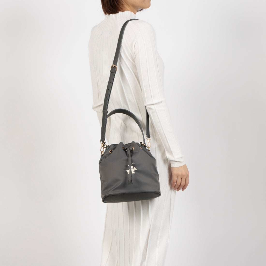 ビバリーヒルズポロクラブ BEVERLY HILLS POLO CLUB ナイロン巾着型