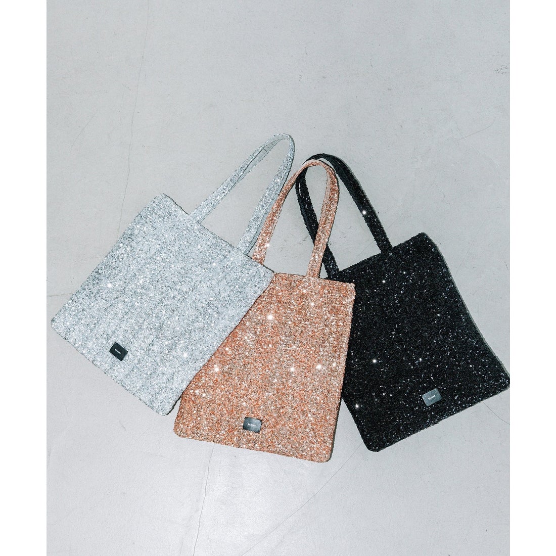 ビュレ Beau're トートバッグ スパンコール A4 鞄 スクエア トート