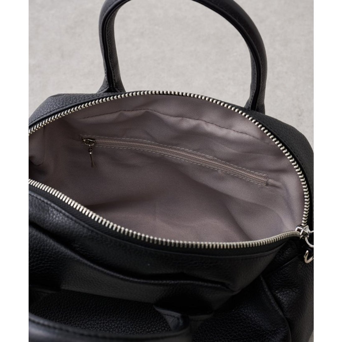 ビアズリー BEARDSLEY ラウンドミニボストン （black） -ファッション