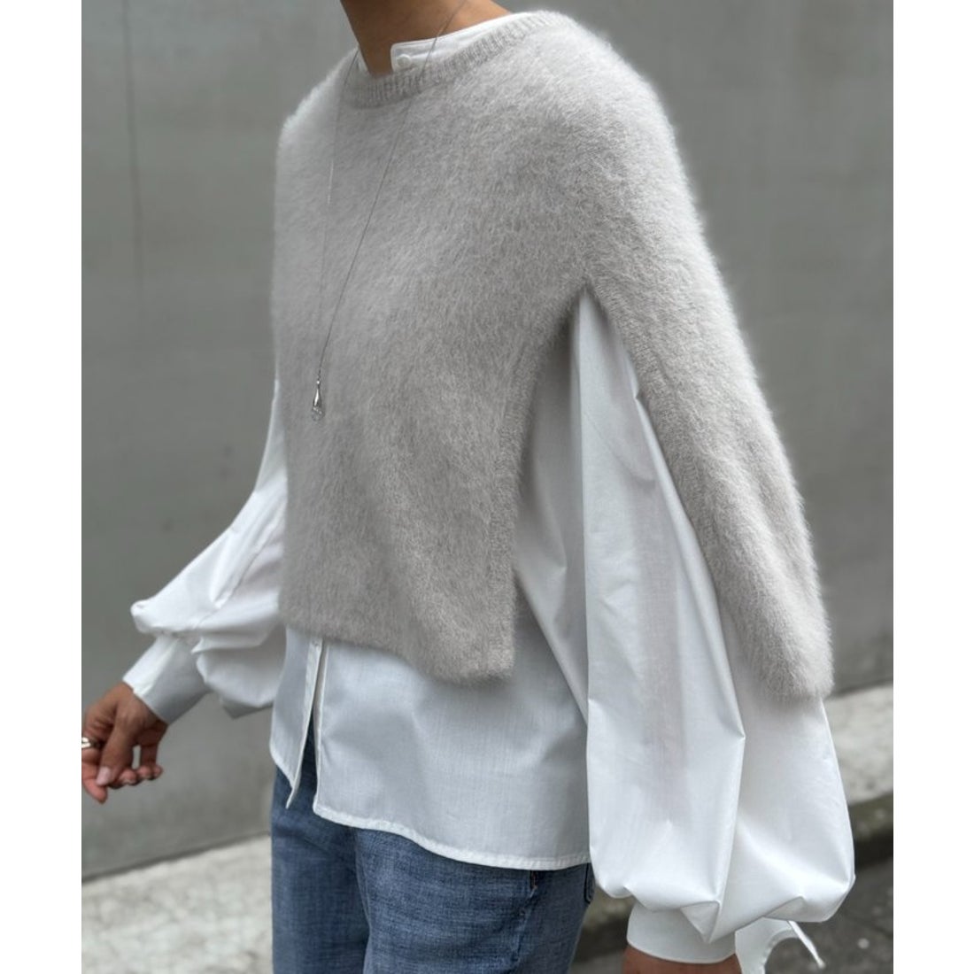 ビアズリー BEARDSLEY 《6/16(月)12:00予約開始》ファーニットポンチョ