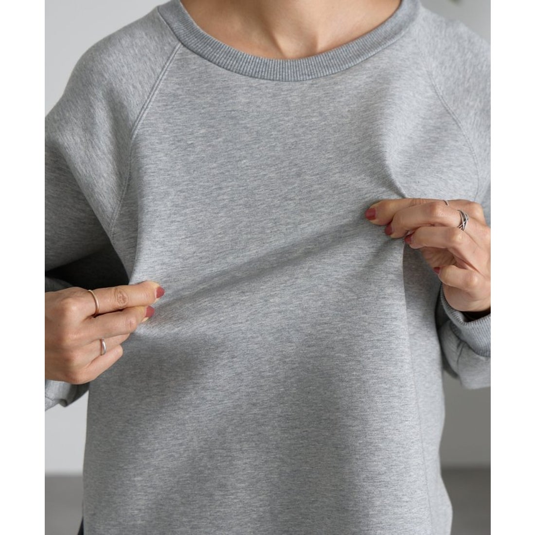 ビアズリー BEARDSLEY ダンボールサークルプルオーバー （gray