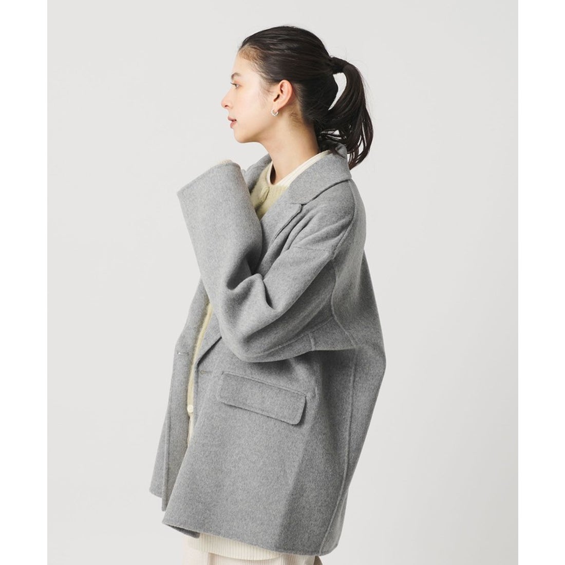 BEAUTY&YOUTH UNITED ARROWS リバー テーラード ミドルコート （MD