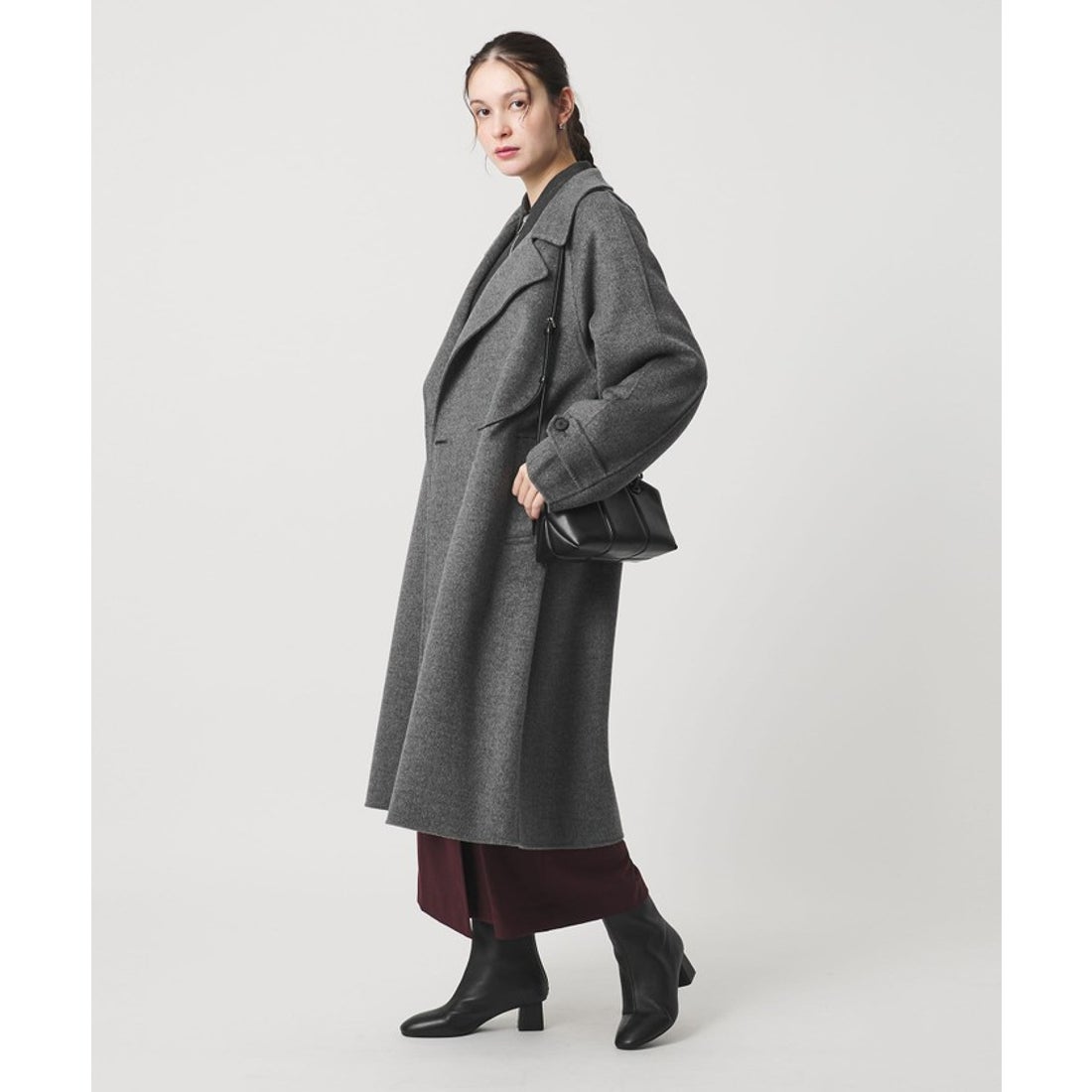 BEAUTY&YOUTH UNITED ARROWS リバー テーラード スタンドカラーコート