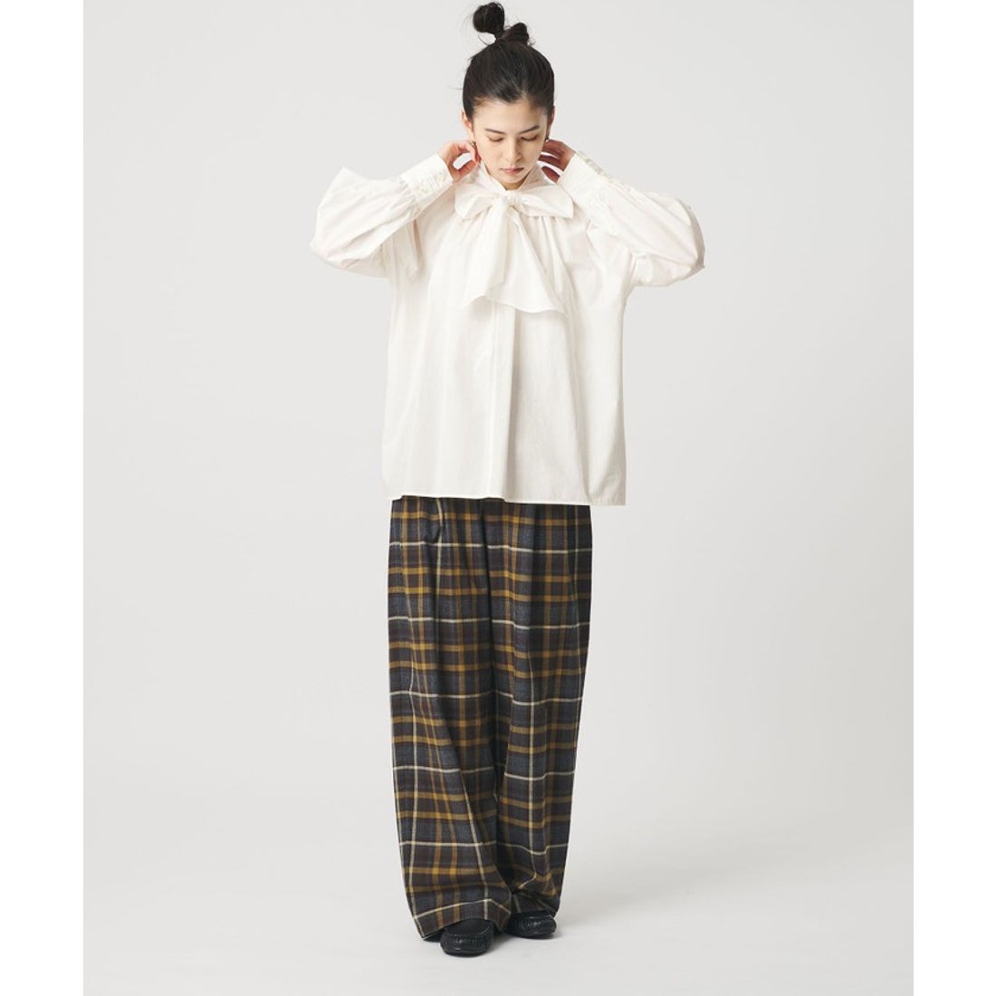 BEAUTY&YOUTH UNITED ARROWS コットン ソリッド&ストライプ ボウタイ