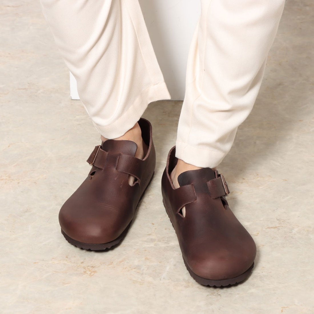 ビルケンシュトック BIRKENSTOCK London Natural Leather Oiled