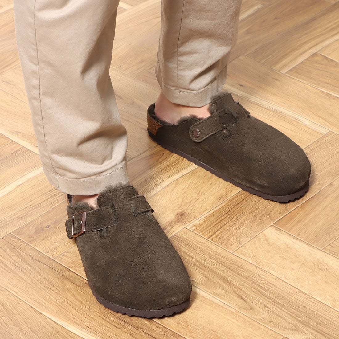 ビルケンシュトック BIRKENSTOCK Boston Shearling Suede 【レギュラー
