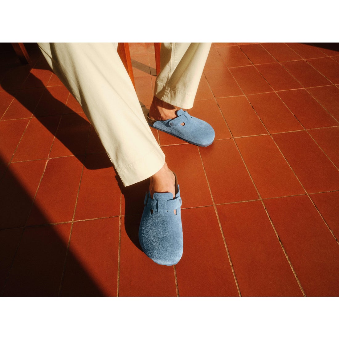 BIRKENSTOCK ビルケンシュトック Boston/ボストン ブルー 38