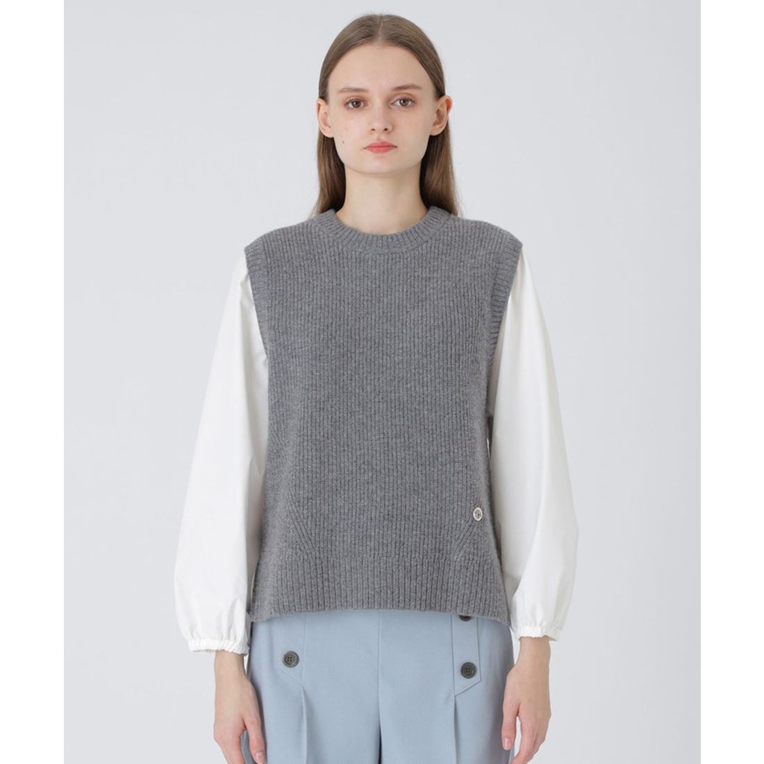 ブルーレーベルクレストブリッジ BLUE LABEL CRESTBRIDGE ブラウス付き