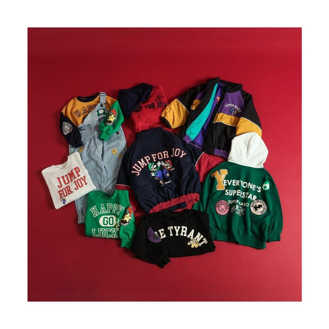 ブリーズ BREEZE スーパーマリオ 切替ジャケット （グリーン