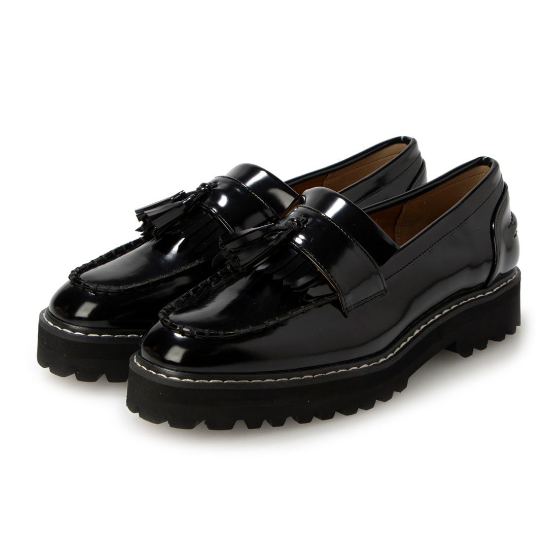 ブリジット バーキン Bridget Birkin 厚底タッセルローファー