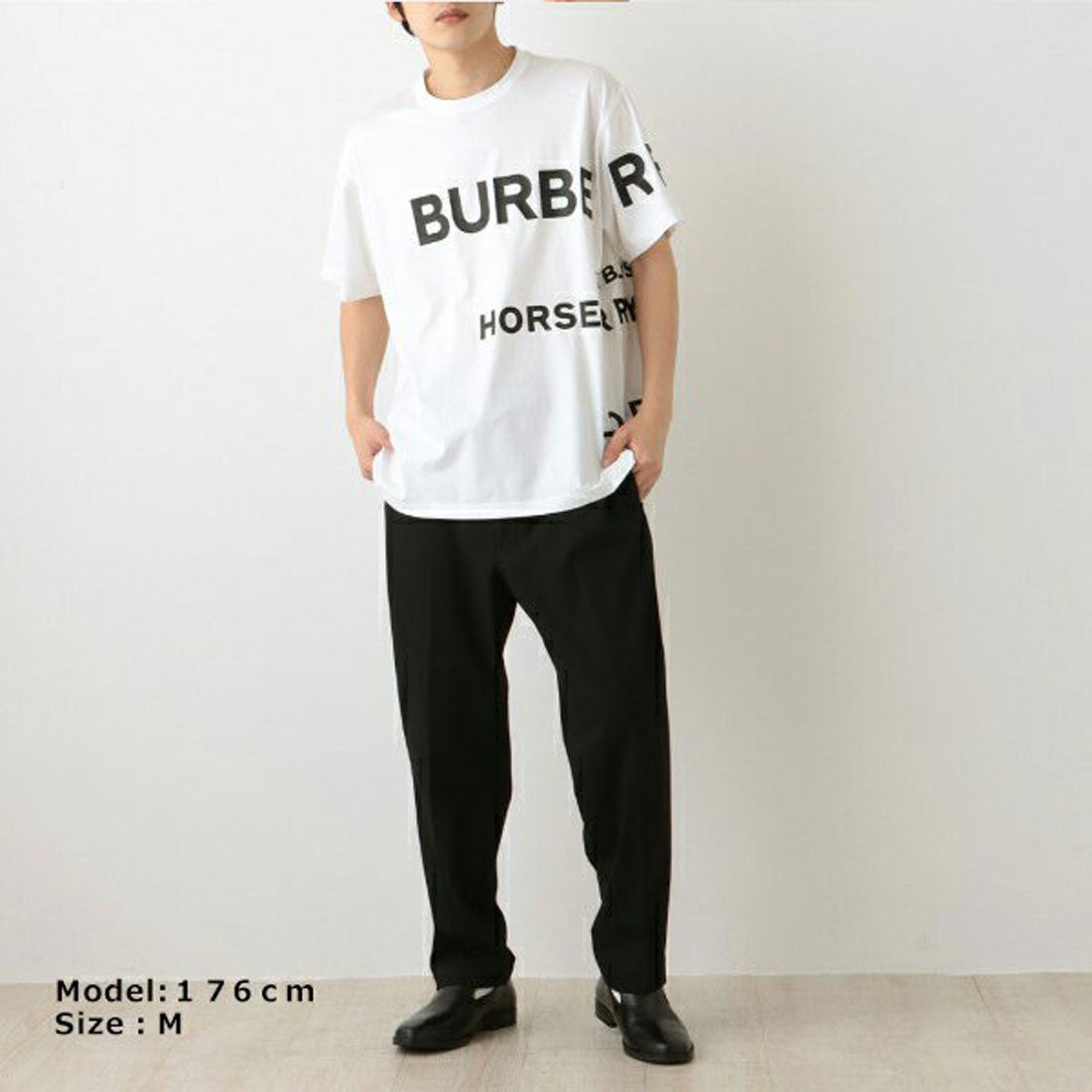 バーバリー BURBERRY Tシャツ 半袖カットソー ホワイト メンズ