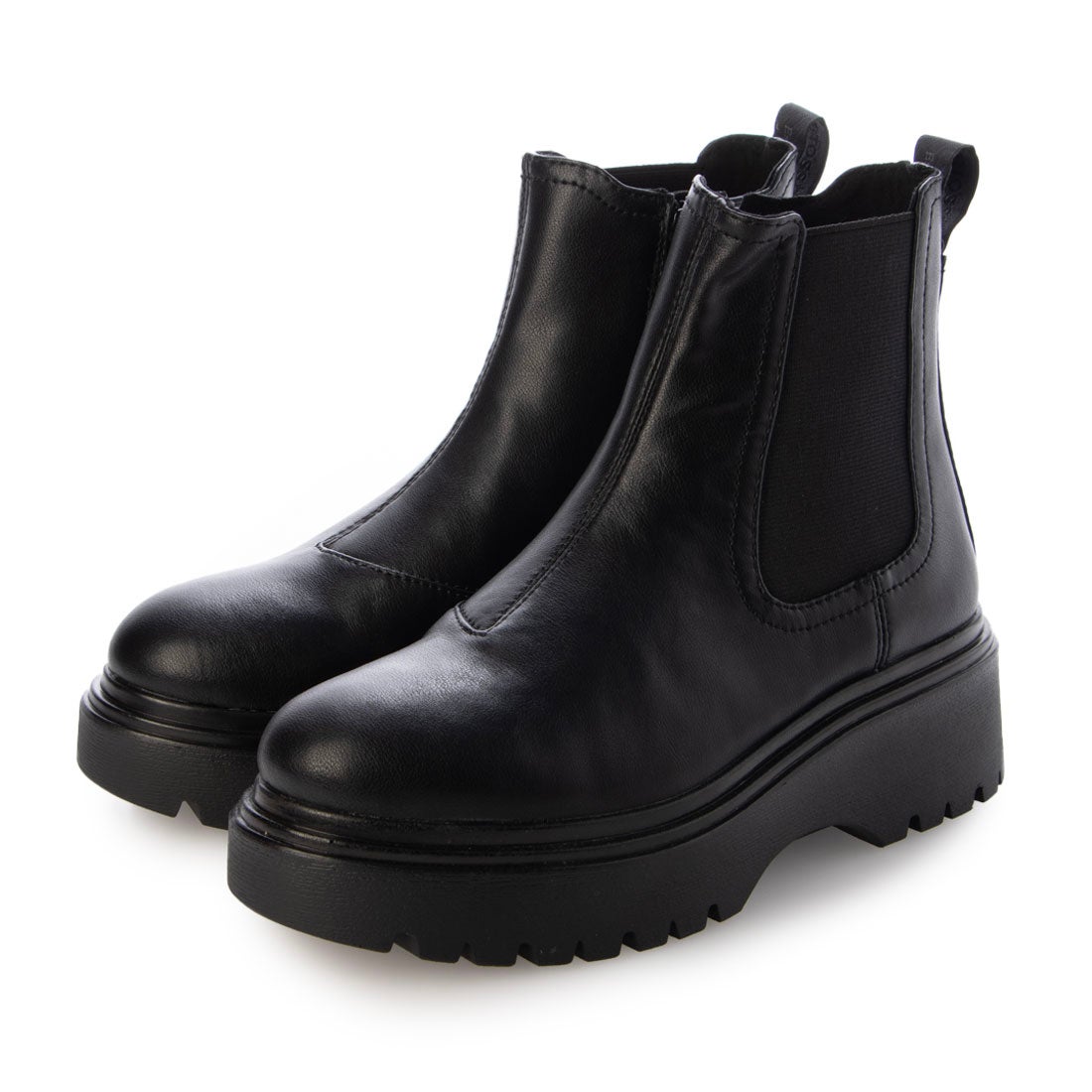 ブソラ bussola 撥水ボリュームソールサイドゴアブーツ （ブラック