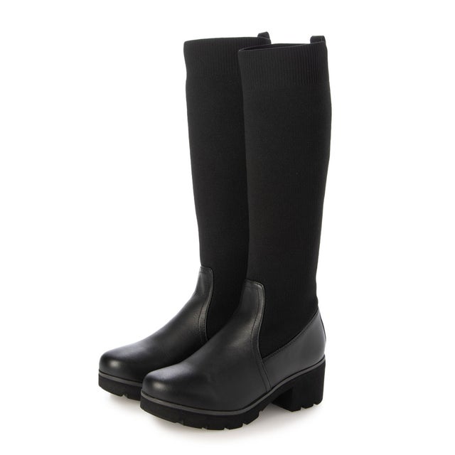 ブソラ bussola 防水ロングブーツ （ブラックコンビ） -レディース