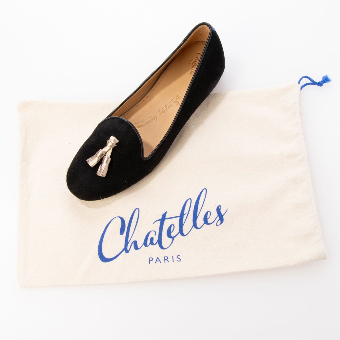 シャテル Chatelles Francois Negro Tassels （Black） -ファッション