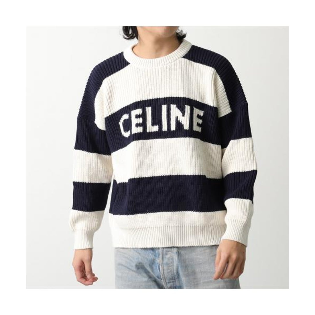 セリーヌ CELINE CELINE セーター 2ADCW481Y ニット ボーダー （01YV