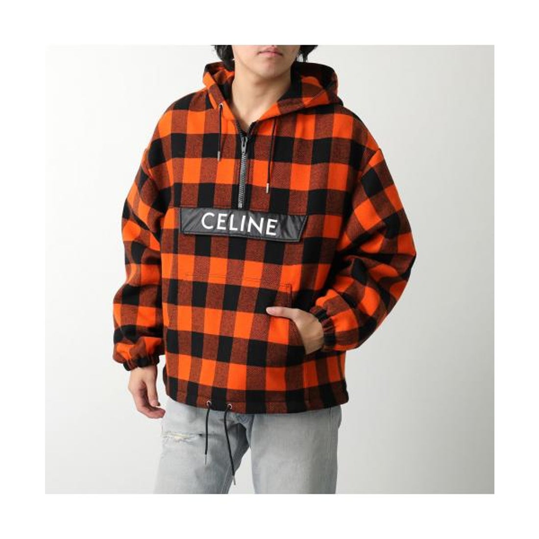 セリーヌ CELINE CELINE フーディー 2W36D055Z パテッド ウール